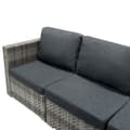 Pikkukuva 6 / 11: Rattan Modular Garden Furniture Set & Storage Box Sofa Sectional Chairs With Cushions Coffee Table Waterproof Lining Chest Gas Lift Lid Wheels Outdoor