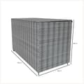 Pikkukuva 5 / 11: Rattan Modular Garden Furniture Set & Storage Box Sofa Sectional Chairs With Cushions Coffee Table Waterproof Lining Chest Gas Lift Lid Wheels Outdoor