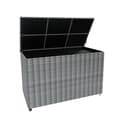 Pikkukuva 1 / 11: Rattan Modular Garden Furniture Set & Storage Box Sofa Sectional Chairs With Cushions Coffee Table Waterproof Lining Chest Gas Lift Lid Wheels Outdoor