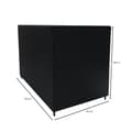 Pikkukuva 4 / 6: Rattan Modular Garden Furniture Set & Storage Box Sofa Sectional Chairs With Cushions Coffee Table Waterproof Lining Chest Gas Lift Lid Wheels Outdoor
