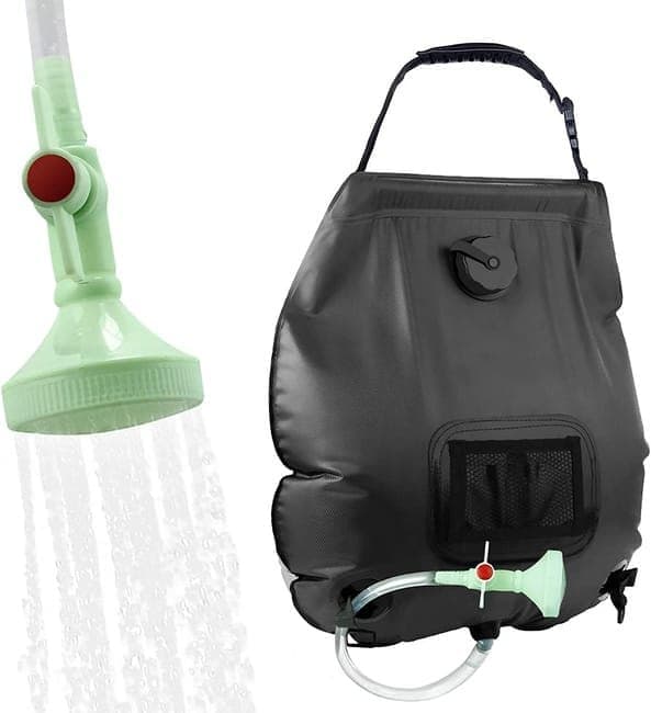 Lollanda 20L Solar Shower Bag - Bærbar med Slange og Dyse til Camping