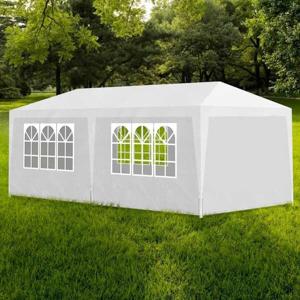 vidaXL Juhlateltta 3x6 m valkoinen