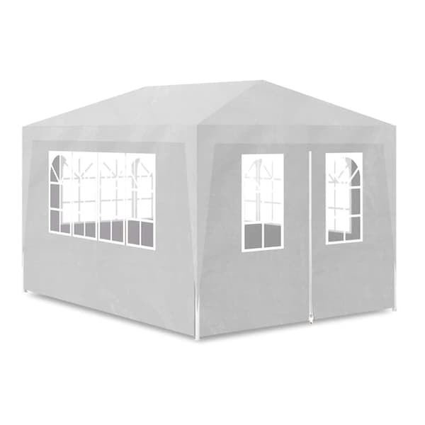 vidaXL Juhlateltta 3x4 m valkoinen