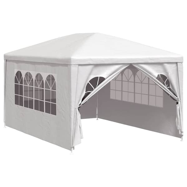 vidaXL Juhlateltta 3x4 m valkoinen