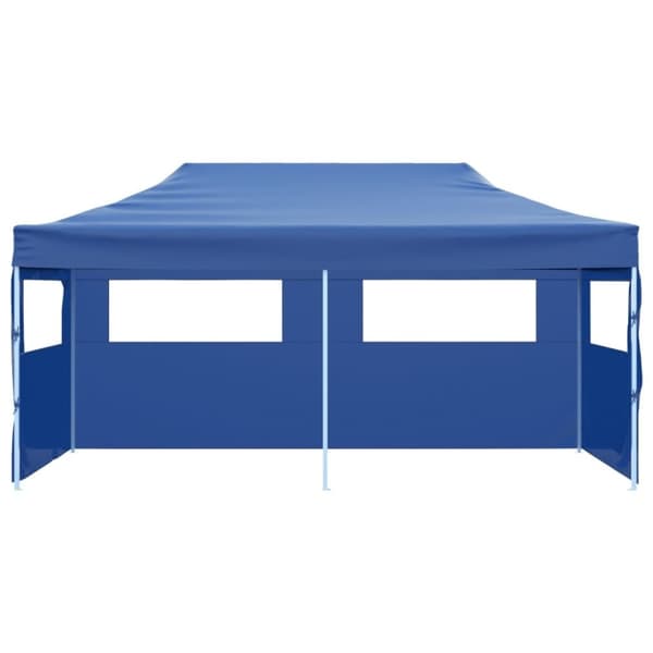 vidaXL Kokoontaitettava pop-up juhlateltta 3 x 6 m sininen