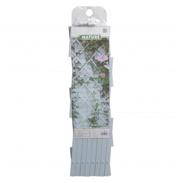 Nature Hageespalier 50x150 cm PVC hvit 6040701