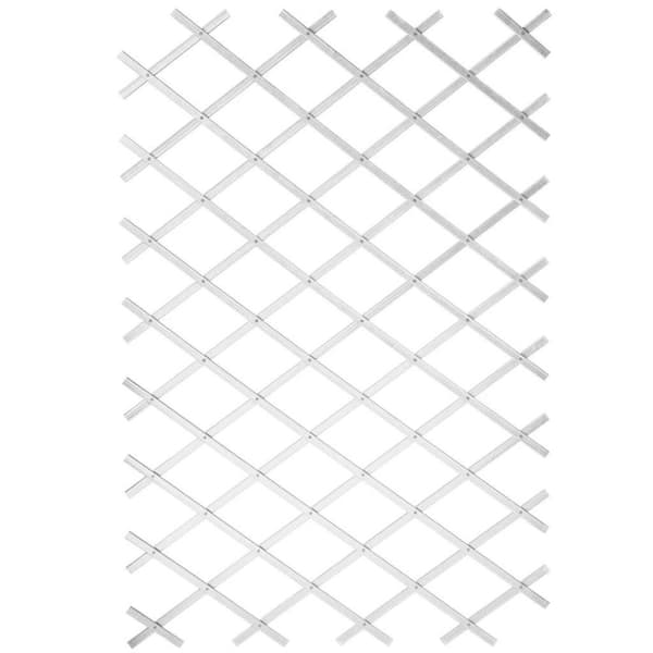 Nature haveespalier 50x150 cm PVC hvid 6040701