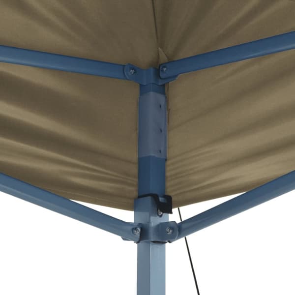 vidaXL Kokoontaitettava juhlateltta pop-up 3x6 m kerma