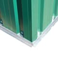 Miniatyrbillede 6 af 8: vidaXL opbevaringsskur til haven 204x132x186 cm metal grøn