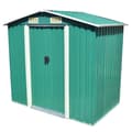 Miniatyrbillede 1 af 8: vidaXL opbevaringsskur til haven 204x132x186 cm metal grøn