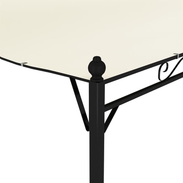 vidaXL pavillon i stof cremehvid
