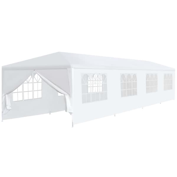 vidaXL Paviljong 3x12 m vit