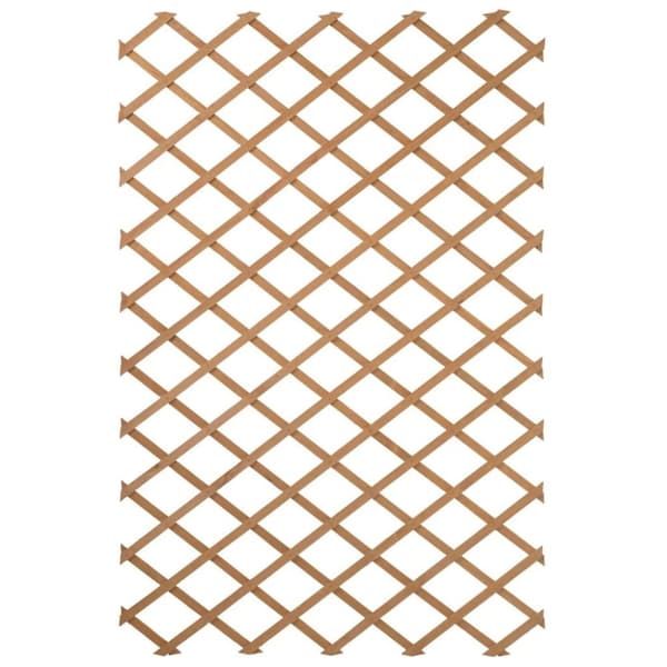 Nature haveespalier 50x150 cm træ naturfarvet