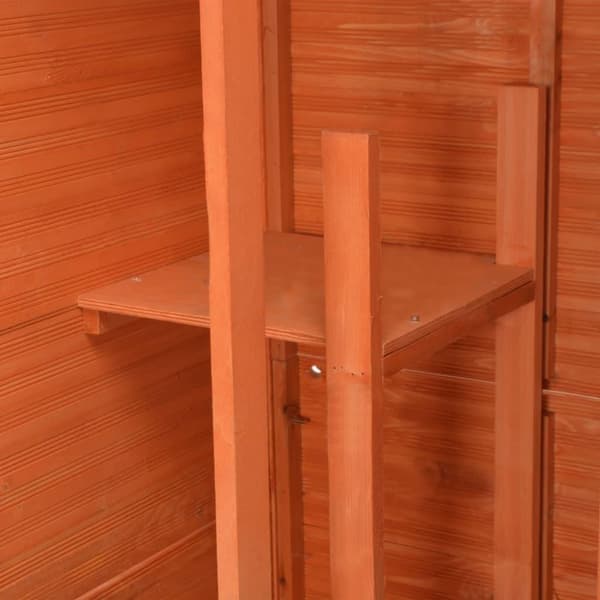 vidaXL opbevaringsskur til haven 71x60x213 cm træ
