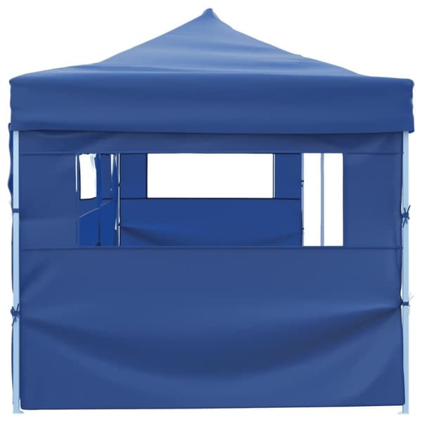 vidaXL Kokoontaitettava pop-up juhlateltta 5 sivuseinää 3x9 m sininen