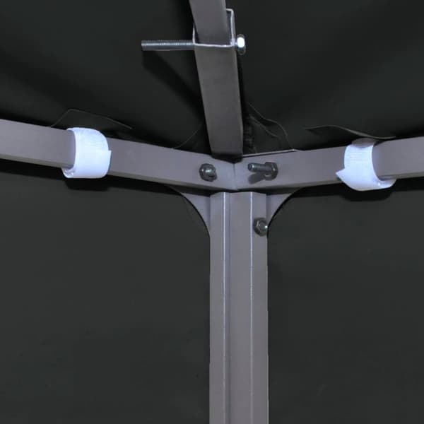 vidaXL pavillontopdække 310 g/m² 3 x 3 m grå