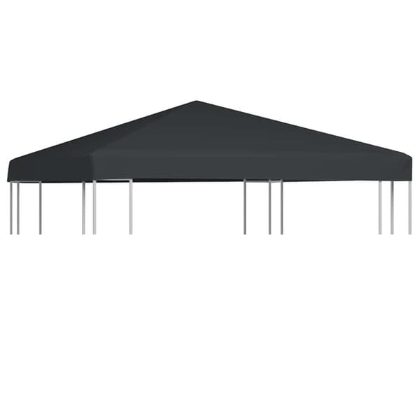 vidaXL pavillontopdække 310 g/m² 3 x 3 m grå