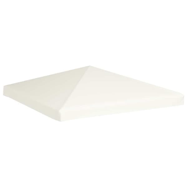 vidaXL Huvimajan katto 310 g / m² 3x3 m kermanvalkoinen