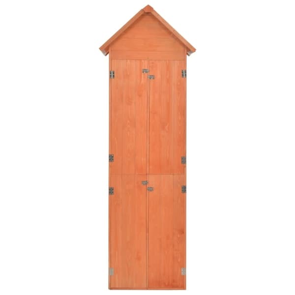 vidaXL Förvaringsbod trä 71x60x213 cm