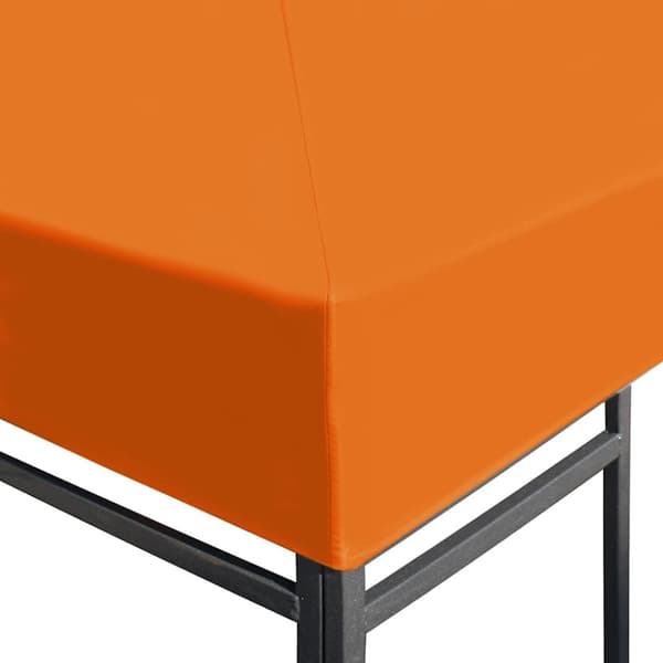 vidaXL Toppduk til paviljong 310 g/m² 4x3 m oransje