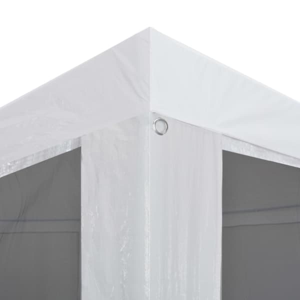 vidaXL Festtelt med 10 sidevegger av netting 12x3 m