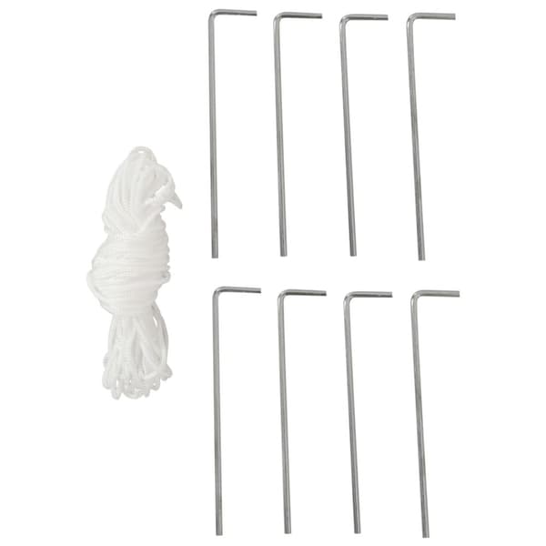vidaXL Festtelt med 10 sidevegger av netting 12x3 m