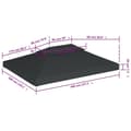 Miniatyrbild 6 av 6: vidaXL Paviljongtak med ventilering 310 g/m² 4x3 m antracit