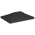 Miniatyrbild 2 av 6: vidaXL Paviljongtak med ventilering 310 g/m² 4x3 m antracit