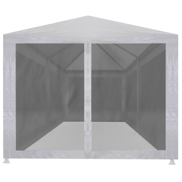 vidaXL Festtelt med 6 sidevegger av netting 6x3 m