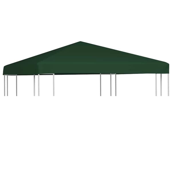 vidaXL Toppduk til paviljong 310 g/m² 3x3 m grønn