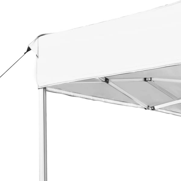 vidaXL Hopfällbart partytält aluminium 4,5x3 m vit