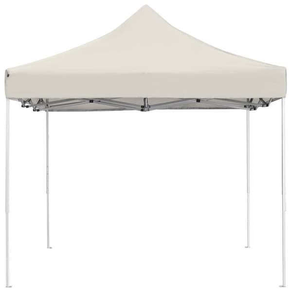 vidaXL Profesjonelt foldbart festtelt aluminium 4,5x3 m krem