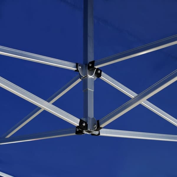 vidaXL Hopfällbart partytält med väggar aluminium 4,5x3 m blå