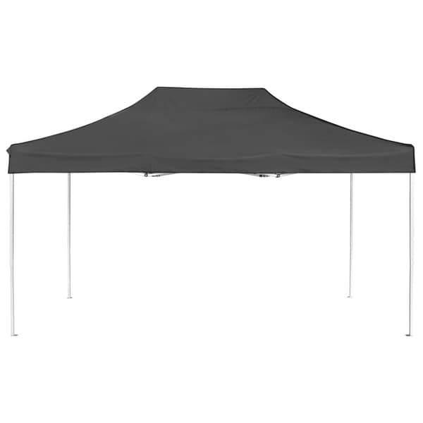 vidaXL foldbart festtelt aluminium 4,5 x 3 m antracitgrå