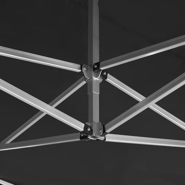 vidaXL foldbart festtelt aluminium 4,5 x 3 m antracitgrå