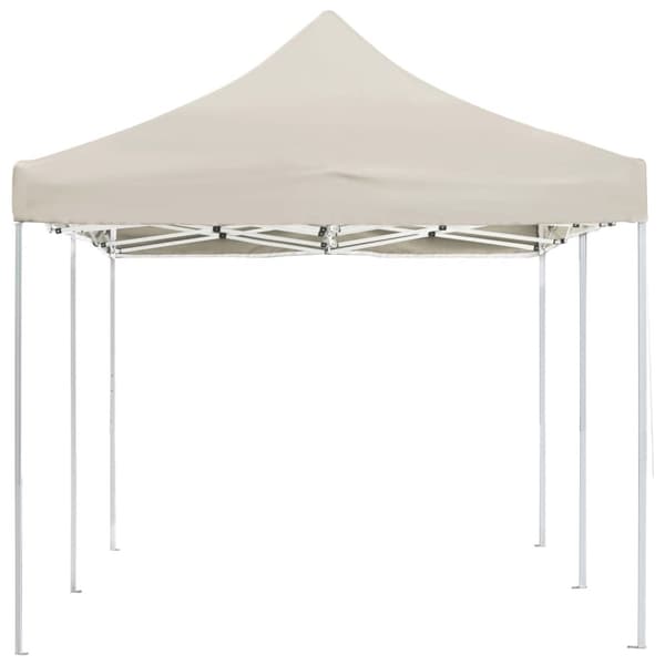 vidaXL Profesjonelt foldbart festtelt aluminium 6x3 m krem
