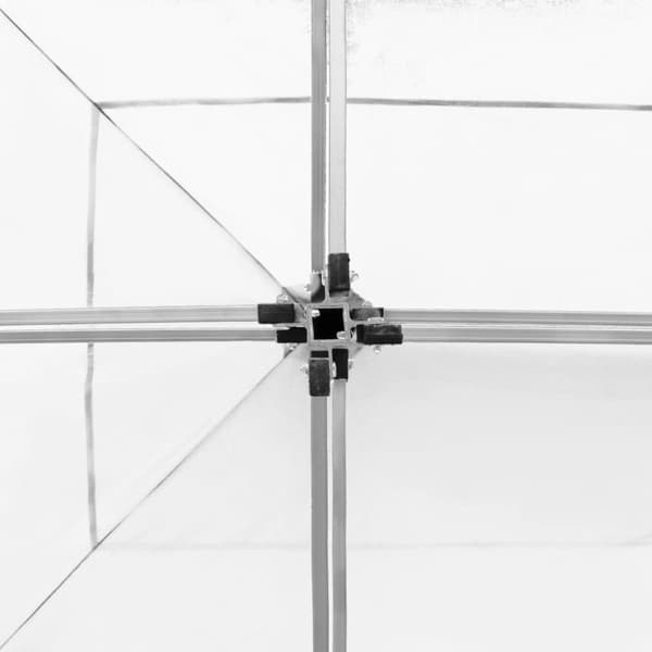 vidaXL foldbart festtelt aluminium 6 x 3 m hvid