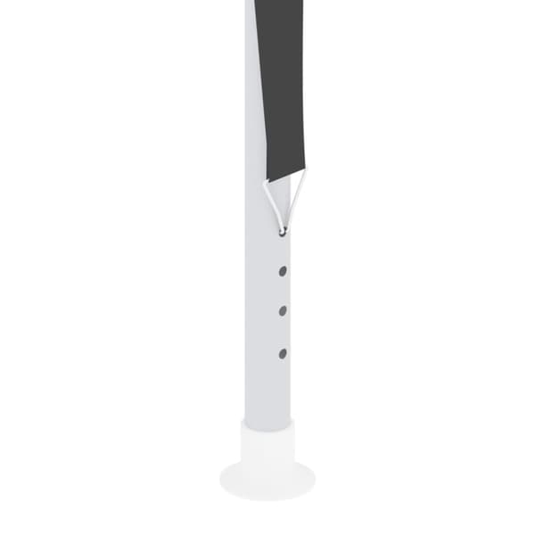vidaXL Professionellt partytält med väggar 4x9 m antracit 90 g/m²