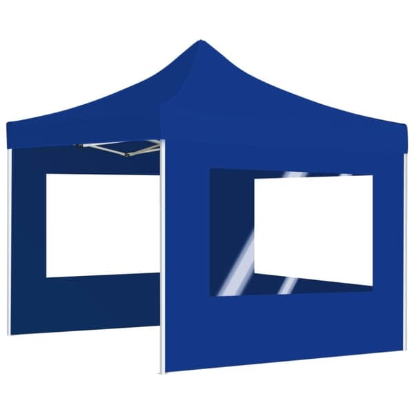 vidaXL Profesjonelt foldbart festtelt vegger aluminium 2x2 m blå