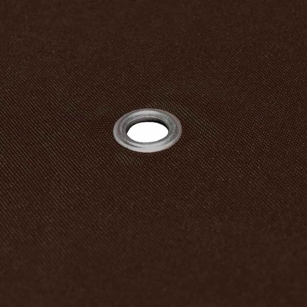 vidaXL Toppduk til paviljong 310 g/m² 3x3 m brun