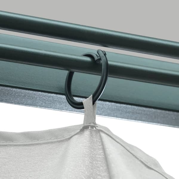 vidaXL havepavillon med gardin 400x300 cm aluminium cremefarvet