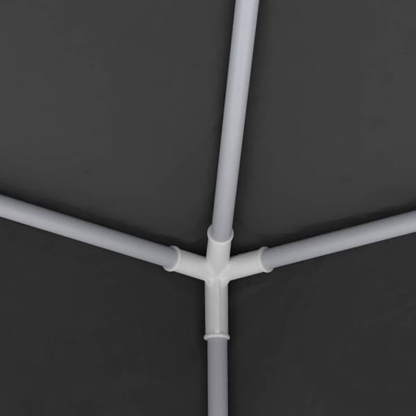 vidaXL Professionellt partytält med väggar 4x4 m antracit 90 g/m²