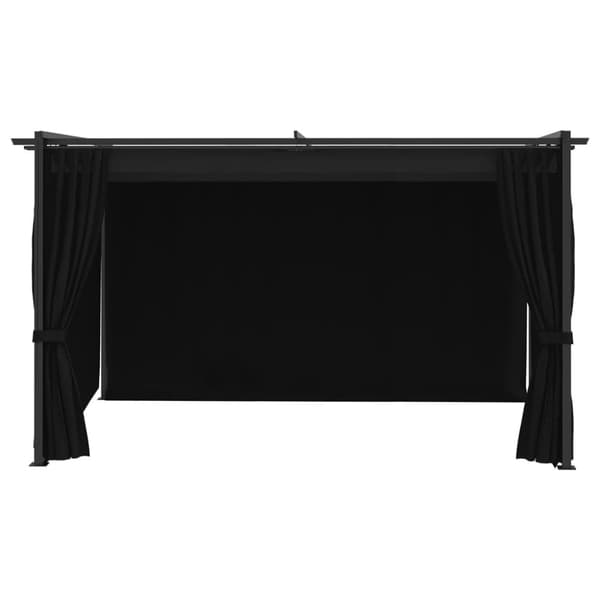 vidaXL pavillon 4x3 m antracitgrå