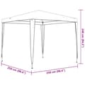 Pikkukuva 8 / 8: vidaXL Ammattilaisten juhlateltta 2,5x2,5 m antrasiitti 90 g/m²