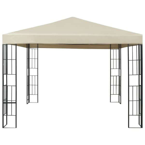 vidaXL pavillon 3x3 m cremefarvet