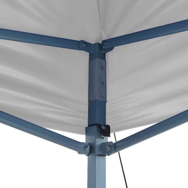 vidaXL foldbart festtelt 3 x 6 m stål hvid