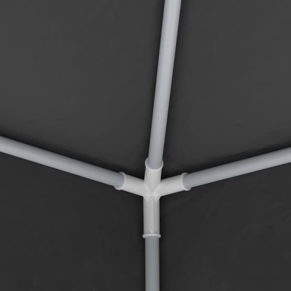 vidaXL Ammattilaisten juhlateltta sivuseinillä 2x2m antrasiitti 90g/m²