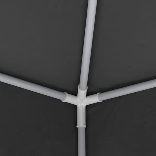 vidaXL festtelt med sidevægge 4x6 m 90 g/m² antracitgrå