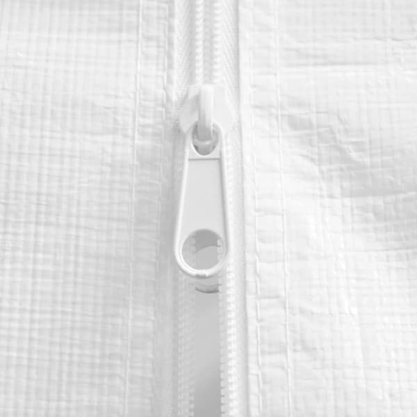 vidaXL Profesjonelt festtelt med sidevegger 2,5x2,5 m hvit 90 g/m²