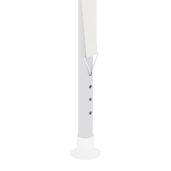 vidaXL Profesjonelt festtelt med sidevegger 2,5x2,5 m hvit 90 g/m²